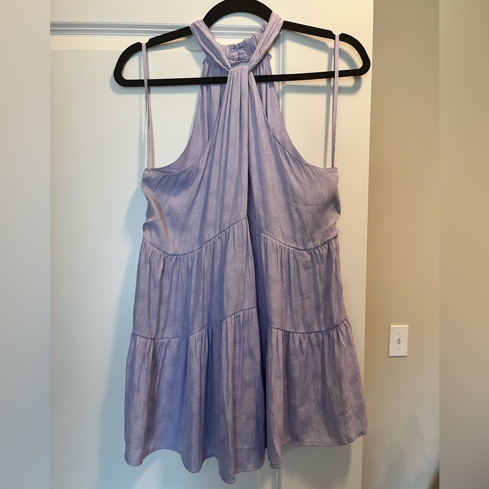 Anthropologie Lilac Textured Top